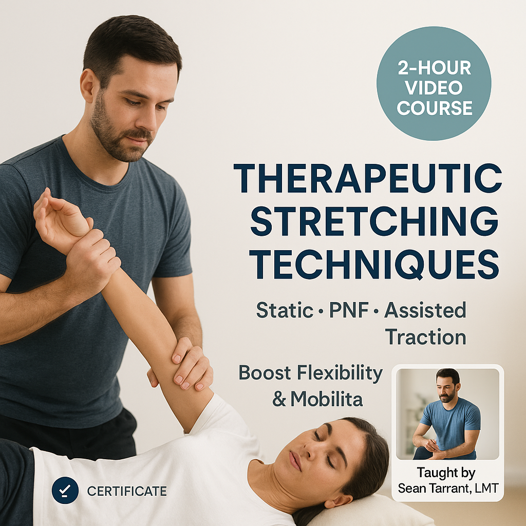 Therapeutic Stretching Techniques (Increase flexibility, reduce risk of injury.)